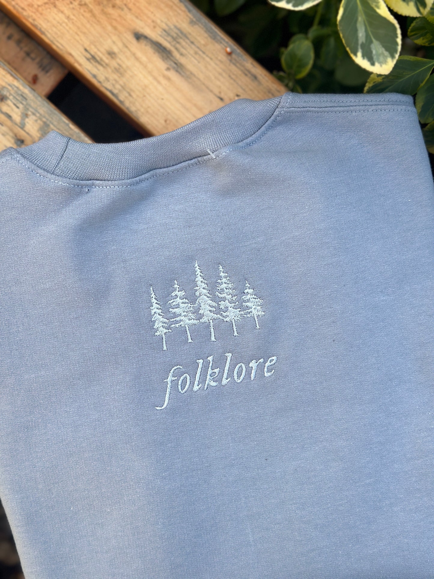 Folklore Doc I think She's Crashing Out Embroidered sweatshirt