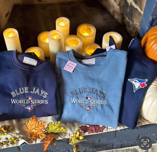 Toronto Blue Jays World Series embroidered sweatshirt