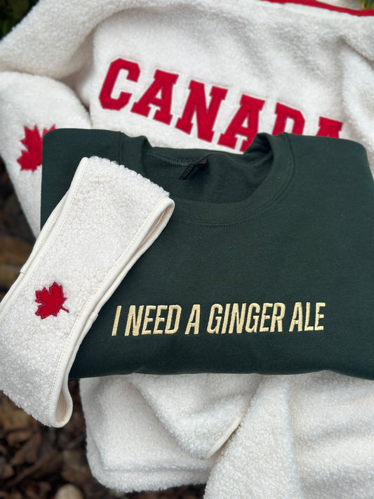 Sherpa Canada leaf ear warmer head band