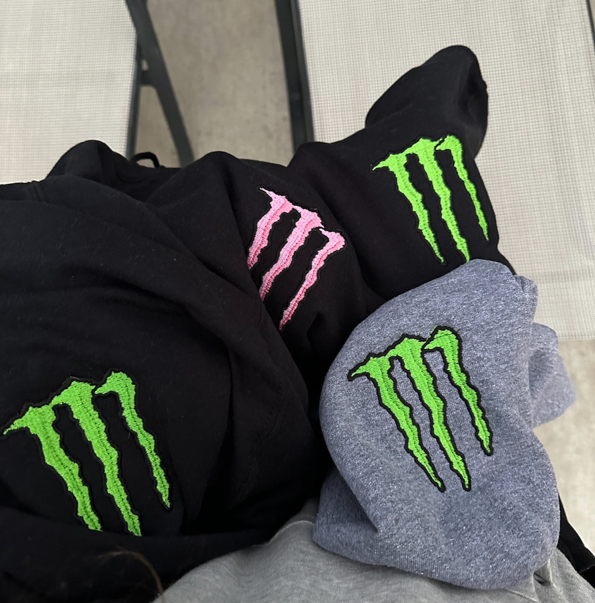 Monster Energy drink embroidered shirt