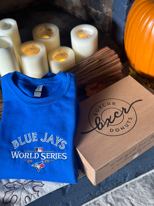 Toronto Blue Jays World Series embroidered sweatshirt