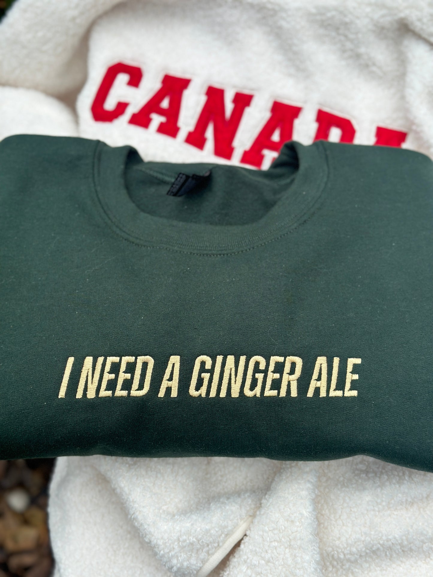 I need a ginger ale embroidered shirt