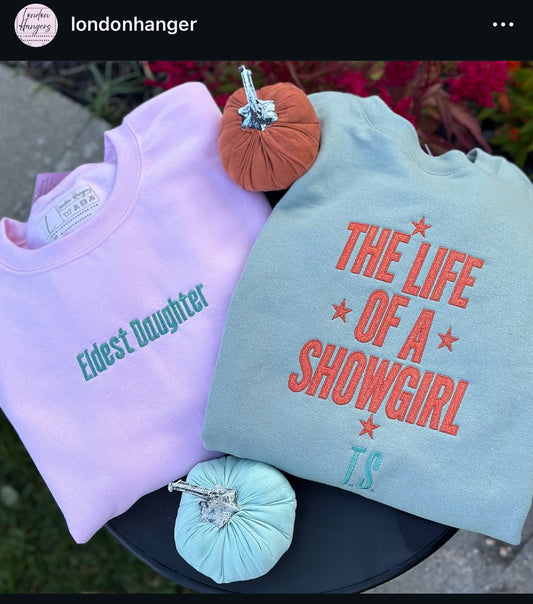 TS Eldest daughter embroidered shirt