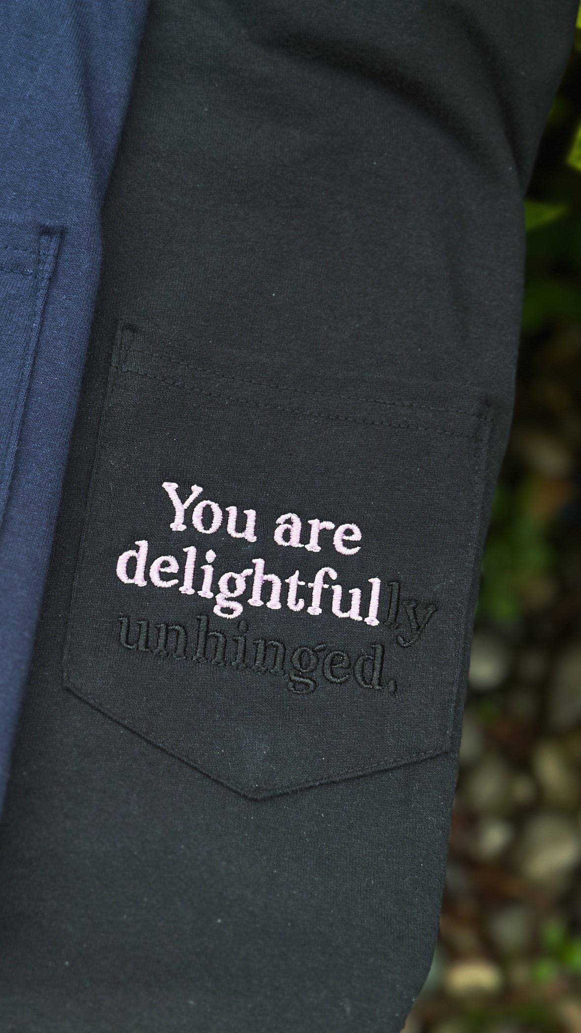 Hide a feeling embroidered tops