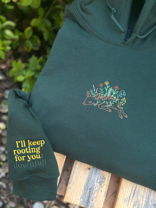 Noah Kahan Road Kill Fawn embroidered top