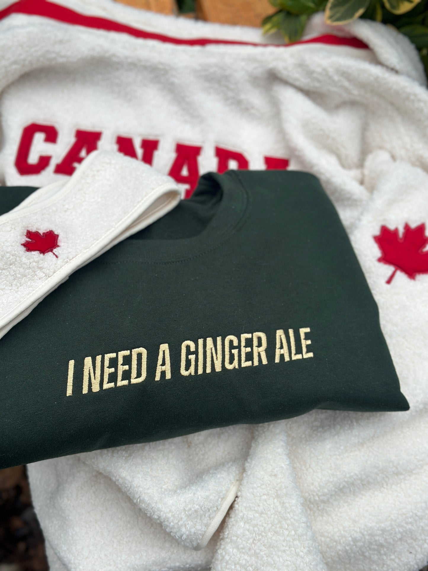 I need a ginger ale embroidered shirt
