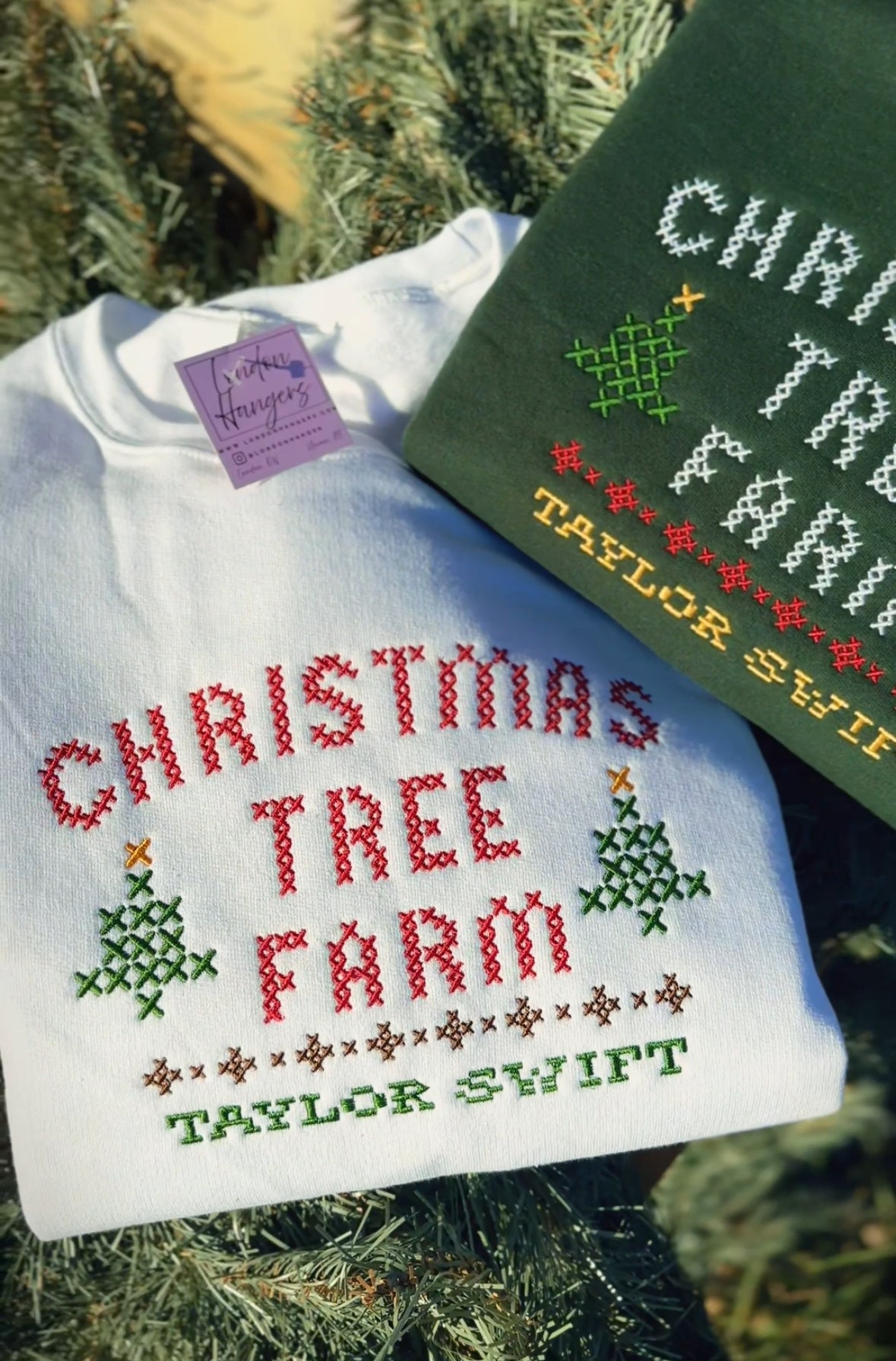 Christmas Tree Farm TS Embroidered Sweatshirt