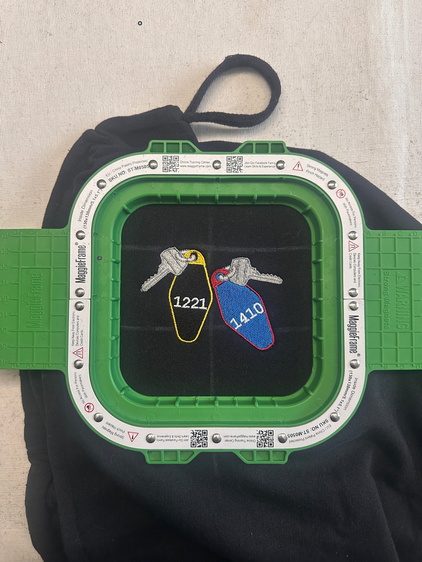 Hotel Keys embroidered tops