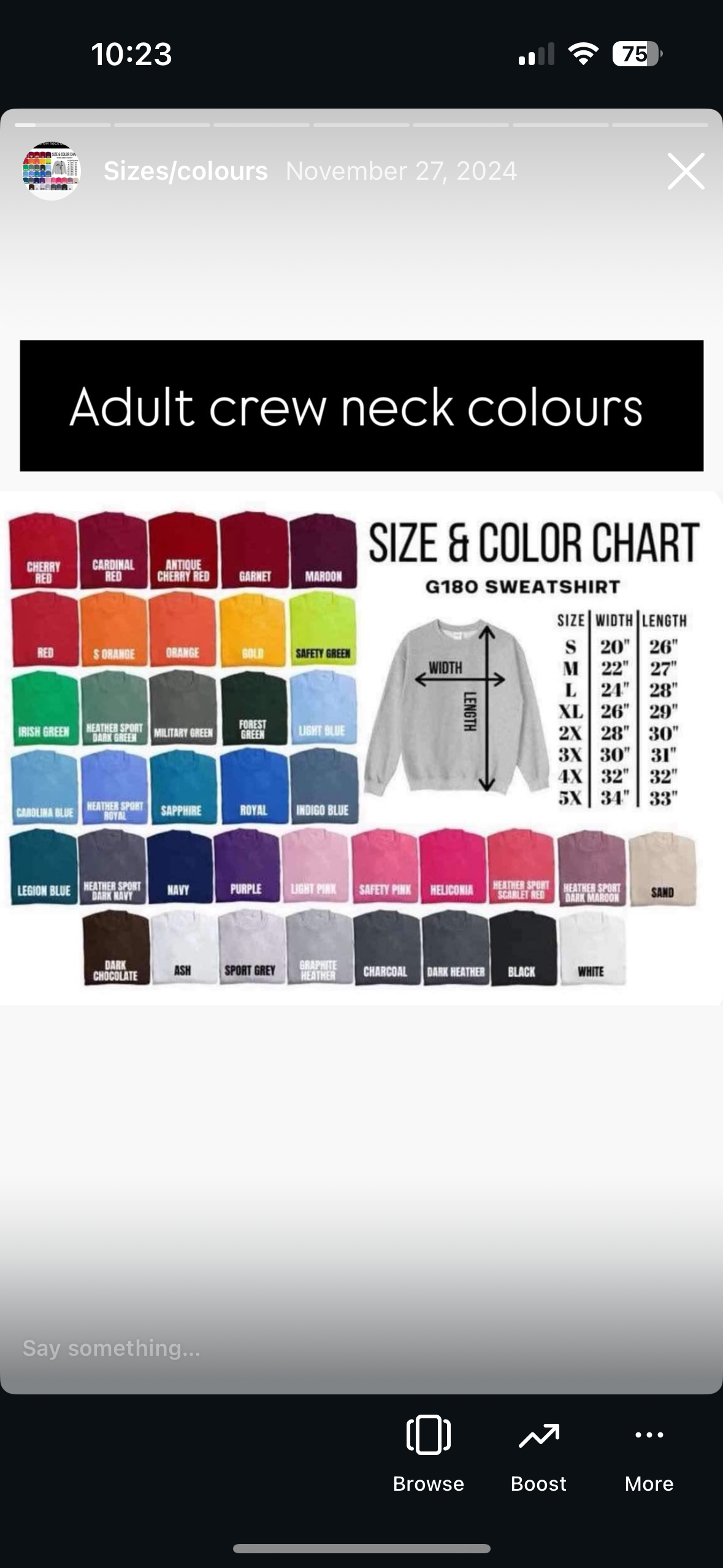 merry. embroidered crew neck or hoodie