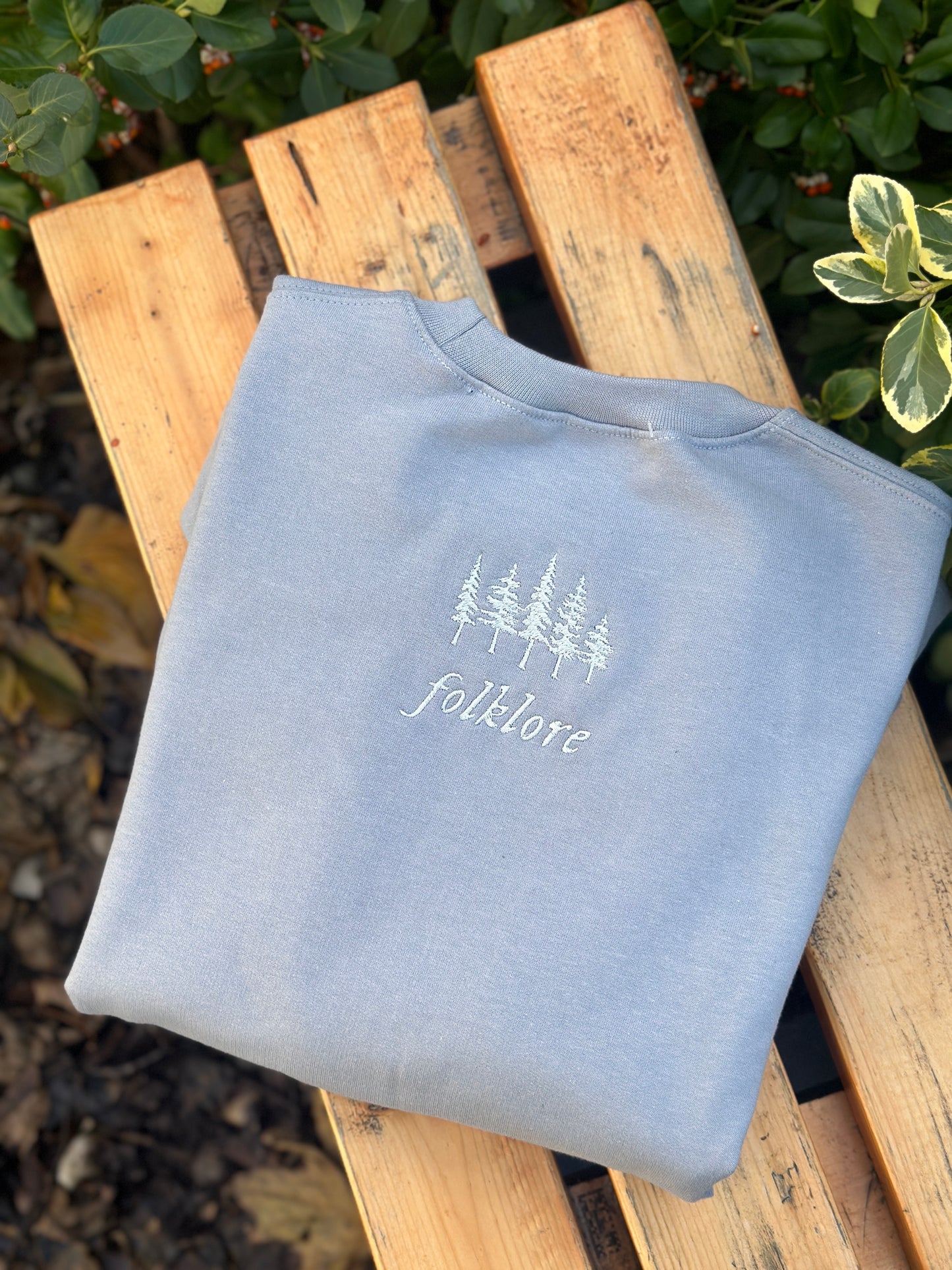 Folklore Doc I think She's Crashing Out Embroidered sweatshirt