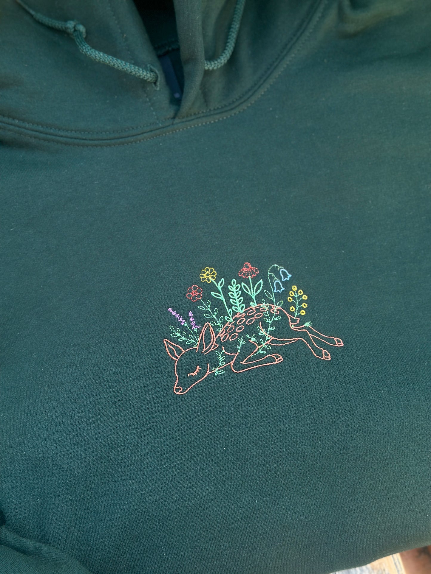 Noah Kahan Road Kill Fawn embroidered top