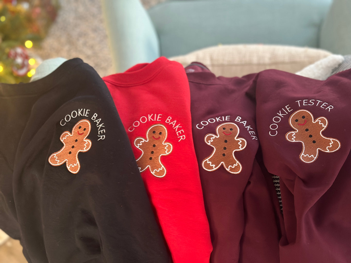 Christmas Cookie Baker Tester Gingerbread sweatshirt
