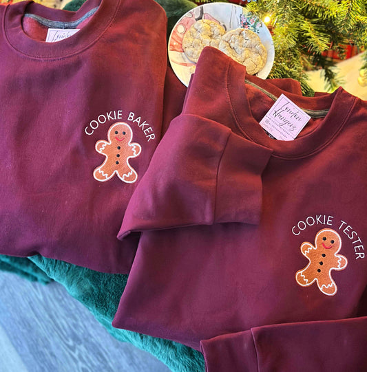 Christmas Cookie Baker Tester Gingerbread sweatshirt