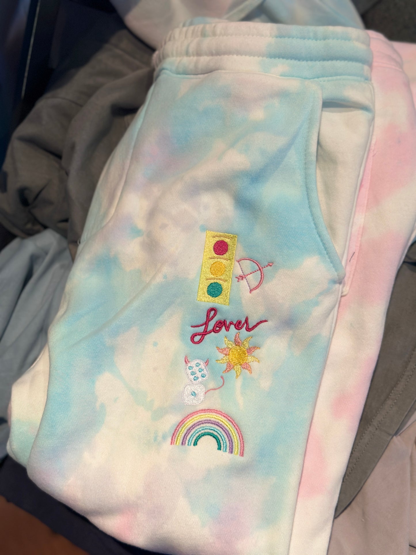 TS Lover Era embroidered top and pants